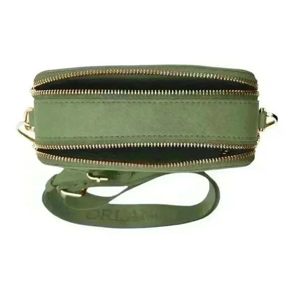 Valentino Orlandi Forest Green Crossbody Bag NWT MSRP 159.00 - Picture 4 of 7